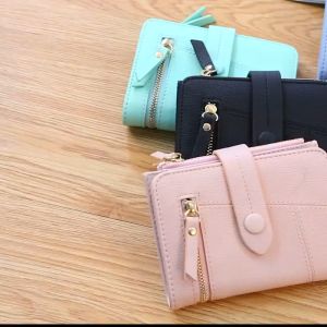 Ví Nữ Gấp Thời Trang Túi Xách Nữ Ví Ngắn Túi Ví Cầm Tay Túi Đựng Thẻ Ví Nữ Sức Chứa Lớn Túi Xách PU Mềm Cho Nữ