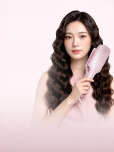 「China Plug」Lena | Negative Ion Water Wave Egg Roll Curling Iron 32mm