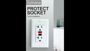 (silver contacts),Shipped the same day,Wall Outlet American GFCI Smart Ground Fault Leakage Protection Socket Switch AC120V LD‑3003