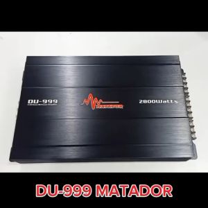 TOP Matador มาทาดอร์ เพาเวอร์ ขับกลาง 4ch DU-999 เพาเวอร์แอมป์ เครื่องเสียงรถยนต์ พาวเวอร์แอมป์ แอม 4CH เครื่องเสียงรถยนต์ 4แชลแนล จำนวน1ตัว