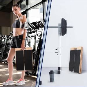 Ván Kéo Giãn Bằng Gỗ Có Thể Điều Chỉnh Chống Trượt Dụng Cụ Tập Luyện Chuyên Nghiệp Ván Tập Squat Di Động
