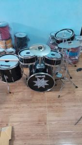 Drum anak full set+sablon nama anak