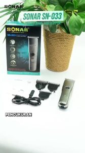 ALAT CUKUR RAMBUT SONAR SN-033 PROFESIONAL HAIR CLIPPER