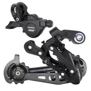 Sensah Mx9 1x9 tốc độ derailleurs kích hoạt groupset 9 s 9v phải shifter đòn bẩy phía sau derailleur cho 32t/36t/40t sram tương thích
