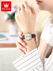 OLEVS | Đồng Hồ Quartz Đơn Giản Chống Nước Dây Da