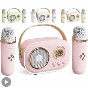 Karaoke Wireless Portable Bluetooth Speaker With Microphone Radio FM Machine Mini Music Sound Box Caixa De Som Small Mp3 Column