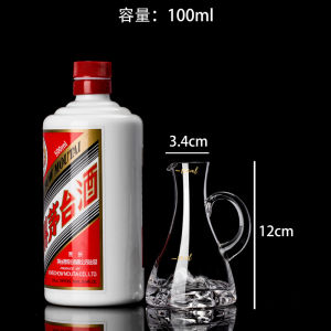 Crystal Glass Liquor Pouring Bottle Wine Decanter Scale Marked Home Use Wine Pouring Tool Whiskey Water Glassware Beer Mug