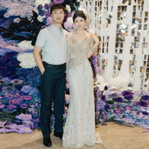 ชุดกี่เพ้าจีนใหม่สำหรับผู้หญิง ชุดแต่งงาน ชุดกี่เพ้าริบบิ้น กระโปรงหางปลา ชุดราตรี ชุดเดรสยาว ชุดกี่เพ้าจีนใหม่