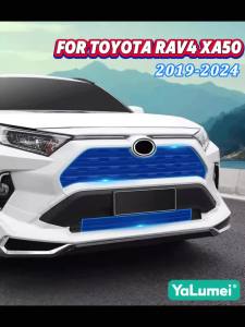 Lưới Chắn Côn Trùng Chống Bụi Bảo Vệ Cản Trước Toyota RAV4 XA50 2019-2025 Hybrid Chất Liệu ABS Mạ Crom Phụ Kiện Trang Trí Bảo Vệ Xe Hơi