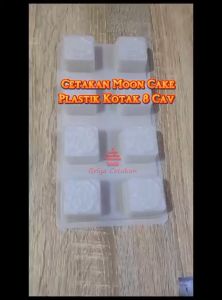Griya Cetakan Kue Bulan Moon Cake Mooncake Kotak 8 Cavity Plastik