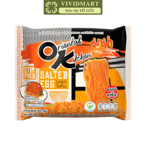 [GÓI LẺ] - MAMA OK - Mì xào Mama OK 2 vị: Trứng Muối Tomyum Chua Cay Mì xào ăn liền Thái Lan Mì Mama OK ăn liền Thái Lan (85g/gói)