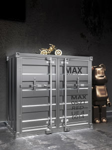 Industrial Wind Customized Iron Art Cabinet Retro Storage Organizer Modern Minimalist Wine Cabinet Collection Box