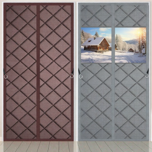 Windproof Thermal Insulation Soundproof Heavy Cotton Door Curtain
