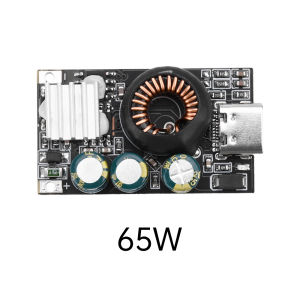 PD 65W Sạc Siêu Nhanh Đa Giao Thức Bộ Sạc Di Động DC Buck Mô-đun Chuyển Đổi Type-C/USB/DC5521 Cho Ô Tô DIY Sửa Đổi