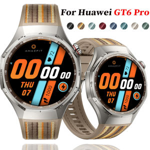 Nylon Silicone Woven Strap for Huawei Watch GT6 Pro 46mm Wristband Bracelet for For Huawei Watch GT6 Pro Sports Band Accessories