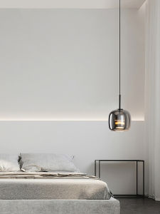 BADU | Luxury Modern Simple High-grade Adjustable Glass Bedside Pendant Light
