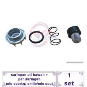 Tutup Oli Bawah Yamaha Mio Sporty Nouvo Soul Fino + Oring + per saringan komplit