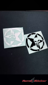 stiker sticker punisher 75 cm