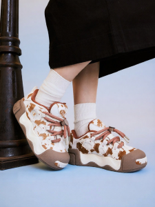 Champion | Thick Sole Fashionable Shoes Puffy Donut Style