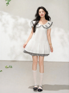 KEIKO | Sweet Summer Dress A-Line Collar