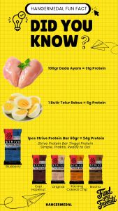 Spesial STRIVE PROTEIN BAR Bundle Edition: Hemat Muscle Recovery Meal Cemilan Olahraga