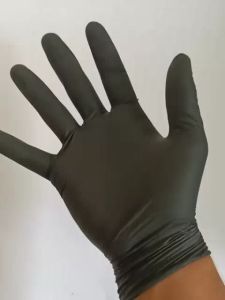 REPOLISH SARUNG TANGAN KARET HITAM TEBAL NITRILE DETAILING KENDARAAN
