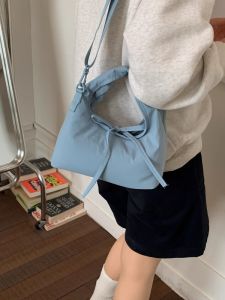 Korean Style Simple Handheld Bucket Bag Womens Fashion Spring Summer Single Shoulder Bag Versatile Commuting Crossbody Bag