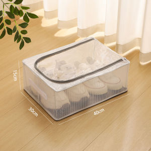 NAIFUNA | Oxidation-proof Yellowing-resistant Space-saving Foldable Thickened Transparent Shoe Box