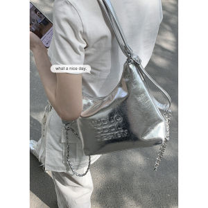 Casual Summer Tote Bag for Women 2024 New Fashion Letter Printed Large Capacity Handbag Double Shoulder Bag Soft Surface