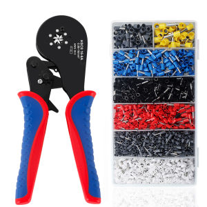 Ferrule Crimping Tool HSC8 16-6A Tubular Terminal Mini Pliers For Large Size Terminals Electrical Clamps 0.08-16mm²/30-5AWG