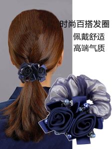 High Elasticity Mesh Hair Ties & Stylish Bun Headbands