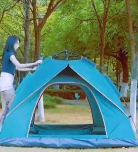 2/4/6 Person Foldable Camping Tent hydraumatic Pop up Waterproof Automatic Camping Tent For Outdoor