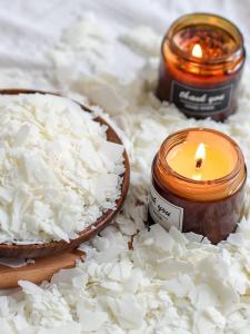 Aromatherapy Soy Candle Making Kit Coconut Wax White Beeswax Ice Flower Wax Jelly Wax Candle Making Supplies Fragrant Candles