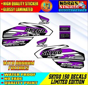 SKYGO 125 LIMITED EDITION DECALS