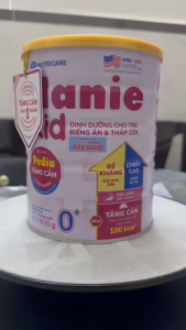 Sữa Bột Nutricare Hanie Kid 0+/1+/2+ Lon 850g Dành Cho Trẻ Biếng Ăn & Suy Dinh