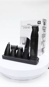 Professional 5 in 1 Hair Clipper Waterproof Rechargeable Cordless Electric Razor Barbers Beard Hair Trimmer LK-881