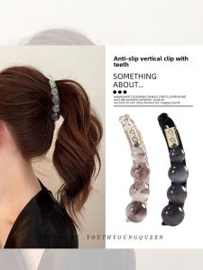 Kẹp Tóc Đuôi Ngựa Kiểu Chuối Cao Cấp Cho Phụ Nữ Kẹp Tóc Kiểu Đứng Thanh Lịch Cho Mái Tóc Dày Phụ Kiện Tóc Mùa Hè