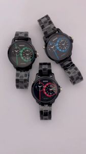 Jam Tangan Edison AR EG 2166.13 Rantai Dual Japan Movement Waterproof