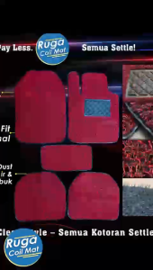 RUGA universal Coil Mat Car Carpet Car Floor Mat Carpet Karpet Murah Kereta Karpet Alas Kaki karpet Getah Kereta Kapet