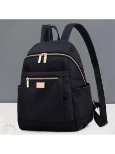 Oxford Fabric Travel Backpack Large Capacity Waterproof Womens Double Shoulder Bag Fashionable Computer Bag for Travel