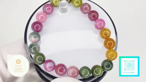 SG LOCAL - Authentic Rainbow Tourmaline Bracelet 彩虹碧玺手串