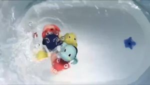 Smile - Mainan Mandi Anak Hewan Berenang Karakter Kepiting / Ikan Paus / Bebek / Katak / Kura Kura