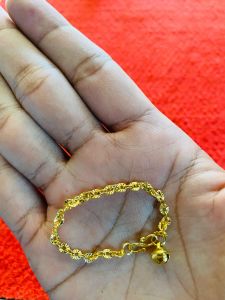 GELANG NURI ANAK"TEMBAGA LAPIS EMAS24K
