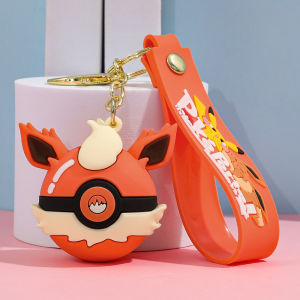 Pokémon Gift Idea Keychain Pikachu Koda Duck Poké Ball Pendant Charizard Jewelry Figurines Doll Cartoon Gift Wholesale