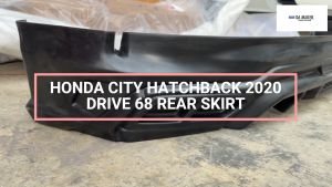 【Ready Stock】HONDA CITY 2020 HATCHBACK DRIVE 68 DESIGN REAR SKIRT PU PUR
