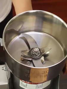 ZZUOM Household grain grinder small medicinal material grinder electric grinder stainless steel superfine powder dry grinder 1600W