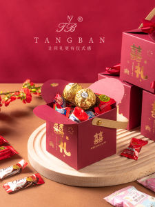 Hộp Đựng Kẹo Cưới Cao Cấp Có Tay Cầm Di Động Hộp Đựng Kẹo Cưới Cho Đám Cưới Và Lễ Kết Hôn Hộp Đựng Kẹo Cưới Có Kẹo