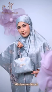 Mukena Dewasa Arrmany Silk 2 in 1 Premium Laser Cut Motif / Jacquard Series