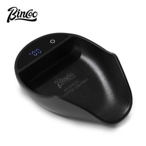 BINCOO Coffee Electronic Scale with Bean Tray Espresso Hand-Drip Digital Scale Weighing Bean Dish Display Tray with Tea Scoop Scale Coffee Scale