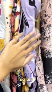 Kain Katun Rayon Viscose Motif  Premium